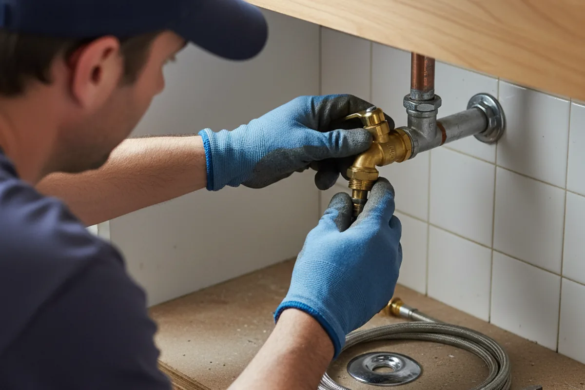Shutoff valve and fitting work during Repiping in Herriman